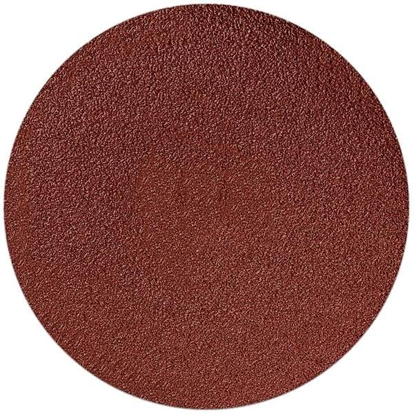 Sait - 4" Diam, 24 Grit Aluminum Oxide Adhesive PSA Disc - Very Coarse Grade, X Weighted Cloth Backing, For Disc Sanders - Makers Industrial Supply