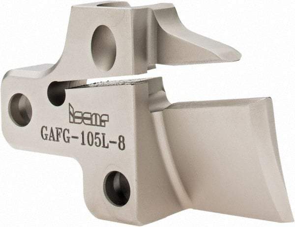 Iscar - Left Hand Cut, 8mm Insert Width, Cutoff & Grooving Support Blade for Indexables - 25mm Max Depth of Cut - Makers Industrial Supply