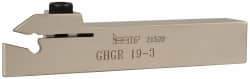 Iscar - GHG, Right Hand Cut, 1.58" Max Workpc Diam, GI..,TIP.. Insert, Indexable Cutoff Toolholder - 0.79 Max Depth of Cut, 3/4" Shank Width, 3/4" Shank Height, 4-1/2" OAL - Makers Industrial Supply