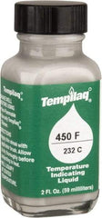 Tempil - 450°F Temp Indicating Liquid - 2 Ounce Container, 232°C - Makers Industrial Supply