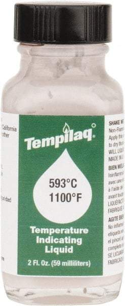 Tempil - 1,100°F Temp Indicating Liquid - 2 Ounce Container, 593°C - Makers Industrial Supply