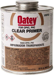 Oatey - 32 oz All Purpose Primer/Cleaner - Clear, Use with PVC - Makers Industrial Supply