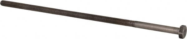 Value Collection - 1/4-20 UNC, 8" Length Under Head Hex Head Cap Screw - Partially Threaded, Grade 18-8 Stainless Steel, Uncoated, 7/16" Hex - Makers Industrial Supply