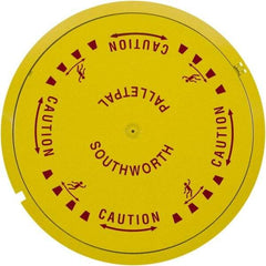 Pallet Pal - Turntables Type: Low Profile Disk Diameter (Inch): 43-5/8 - Makers Industrial Supply