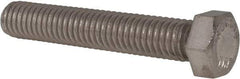 Value Collection - 7/16-14 UNC, 2-1/2" Length Under Head Hex Head Cap Screw - Fully Threaded, Grade 316 Stainless Steel, Uncoated, 5/8" Hex - Makers Industrial Supply