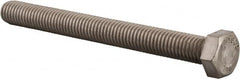 Value Collection - 1/2-13 UNC, 5" Length Under Head Hex Head Cap Screw - Fully Threaded, Grade 316 Stainless Steel, Uncoated, 3/4" Hex - Makers Industrial Supply