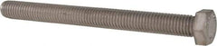 Value Collection - 1/2-13 UNC, 5-1/2" Length Under Head Hex Head Cap Screw - Fully Threaded, Grade 316 Stainless Steel, Uncoated, 3/4" Hex - Makers Industrial Supply