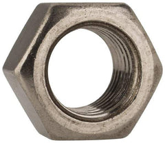 Value Collection - 3/8-24 UNF Stainless Steel Right Hand Hex Nut - 9/16" Across Flats, 21/64" High, Uncoated - Makers Industrial Supply