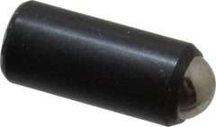 Gibraltar - 11/16" Body Length x 5/16" Body Diam, 2 Lb Init to 5 Lb Final End Force, Steel Press Fit Ball Plunger - 1/4" Ball Diam, 0.09" Max Ball Reach, +0.0010; +0.0020" Tolerance - Makers Industrial Supply