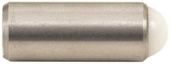 Gibraltar - 0.284" Body Length x 1/8" Body Diam, 0.75 Lb Init to 2.5 Lb Final End Force, Steel Press Fit Ball Plunger - 0.093" Ball Diam, 0.035" Max Ball Reach, +0.0010; +0.0020" Tolerance - Makers Industrial Supply