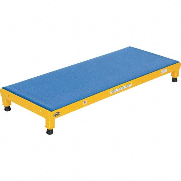 Vestil - 5" High x 19" Wide x 48" Deep, Yellow Step Stand - Steel, 500 Lb Capacity - Makers Industrial Supply