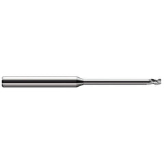 Harvey Tool - Corner Radius & Corner Chamfer End Mills; Mill Diameter (mm): 1.20 ; Mill Diameter (Inch): 3/64 ; Mill Diameter (Decimal Inch): 0.0470 ; End Type: Corner Radius ; Corner Radius (Decimal Inch): 0.0050 ; Number of Flutes: 3 - Exact Industrial Supply