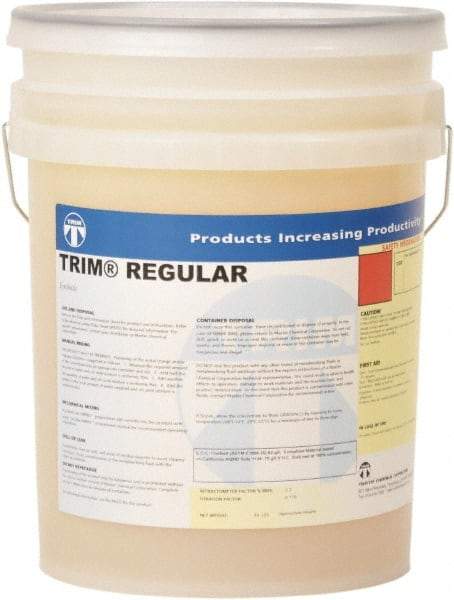 Master Fluid Solutions - Trim Regular, 5 Gal Pail Cutting & Grinding Fluid - Synthetic, For Cutting, Grinding - Makers Industrial Supply