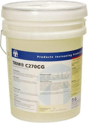 Master Fluid Solutions - Trim C270CG, 5 Gal Pail Cutting & Grinding Fluid - Synthetic, For Cutting, Grinding - Makers Industrial Supply