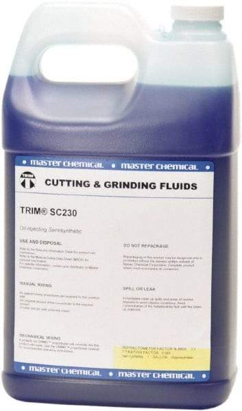 Master Fluid Solutions - Trim SC230, 1 Gal Bottle Cutting Fluid - Semisynthetic - Makers Industrial Supply