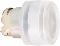 Schneider Electric - 22mm Mount Hole, Flush, Pushbutton Switch Only - Round, White Pushbutton, Nonilluminated, Momentary (MO) - Makers Industrial Supply