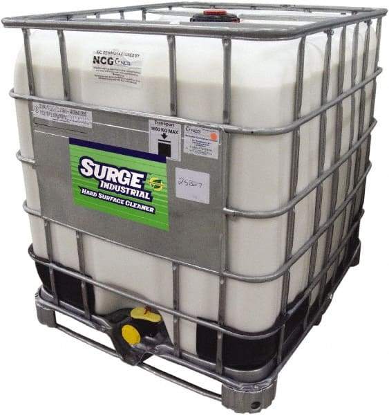 Surge Industrial - 275 Gal Tote Cleaner/Degreaser - Liquid, Neutral pH, Unscented - Makers Industrial Supply