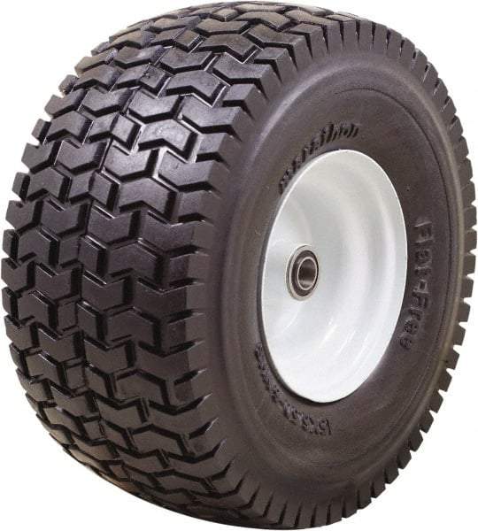 Marathon Industries - 6-7/64" Wide x 15" High x 7" Deep Turf Flat Free Hand Truck Tire - 500 Lb Load Capacity - Makers Industrial Supply