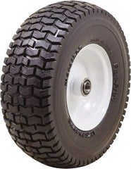 Marathon Industries - 4-1/2" Wide x 13" High x 7" Deep Turf Flat Free Hand Truck Tire - 400 Lb Load Capacity - Makers Industrial Supply