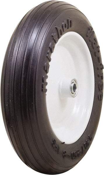 Marathon Industries - 3-13/64" Wide x 13" High x 4" Deep Flat Free Hand Truck Tire - 300 Lb Load Capacity - Makers Industrial Supply