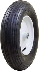 Marathon Industries - 3-25/64" Wide x 15-1/2" High x 4" Deep Pneumatic Hand Truck Tire - 400 Lb Load Capacity - Makers Industrial Supply