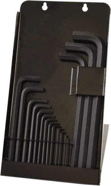 Bondhus - 16 Piece L-Key Ball End Hex Key Set - Hex Range 0.05 to 5/8", Protanium High Torque Steel - Makers Industrial Supply