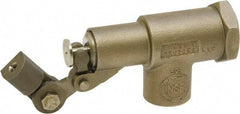 Control Devices - 1/2" Pipe, Stainless Steel, Angle Pattern-Single Seat, Mechanical Float Valve - 85 psi, FIP End Connections - Makers Industrial Supply