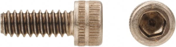 Hex Head Cap Screw: #10-24 x 1″, Grade A-286 Alloy Steel, Passivated Finish Fully Threaded, 5/32″ Hex