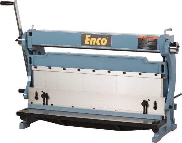 Enco - Combination Roller, Shear & Brake Machines Maximum Mild Steel Shearing Capacity (Gauge): 20 Maximum Mild Steel Bending Capacity (Gauge): 20 - Makers Industrial Supply