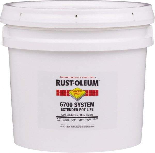 Rust-Oleum - 1 Gal Clear Epoxy Floor Coating - Low Odor & Low VOC - Makers Industrial Supply