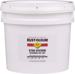 Rust-Oleum - 2 Gal Pail Dunes Tan Epoxy Floor Coating - 100 Sq Ft/Gal Coverage, <100 g/L g/L VOC Content, Low Odor & Low VOC - Makers Industrial Supply