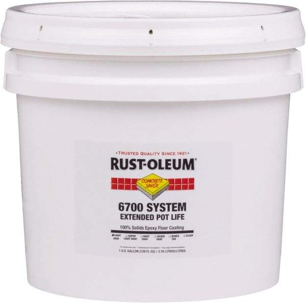 Rust-Oleum - 1 Gal Clear Epoxy Floor Coating - Low Odor & Low VOC - Makers Industrial Supply