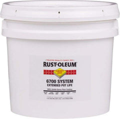 Rust-Oleum - 2 Gal Pail Clear Epoxy Floor Coating - 100 Sq Ft/Gal Coverage, <100 g/L g/L VOC Content, Low Odor & Low VOC - Makers Industrial Supply