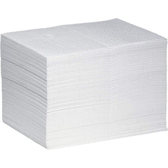 Pads, Rolls & Mats; Product Type: Pad; Application: Oil Only; Overall Length (Inch): 20 in; Total Package Absorption Capacity: 22 gal; Material: Polypropylene; Fluids Absorbed: Oil Based Liquids; Oil; Fuel; Absorbency Weight: Medium; Width (Decimal Inch -