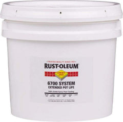 Rust-Oleum - 2 Gal Pail Navy Gray Epoxy Floor Coating - 100 Sq Ft/Gal Coverage, <100 g/L g/L VOC Content, Low Odor & Low VOC - Makers Industrial Supply