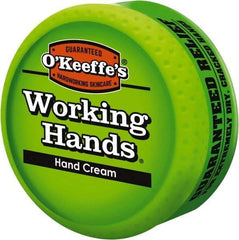 O'Keeffe's - 3.4 oz Moisturizing Hand Cream - Comes in Jar, Fragrance Free - Makers Industrial Supply