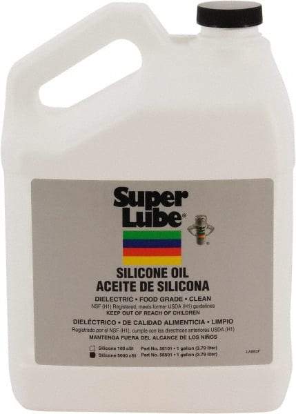 Synco Chemical - 1 Gal Bottle Synthetic Machine Oil - -50 to 200°F, ISO 5000, 5000 cSt at 25°C, Food Grade - Makers Industrial Supply