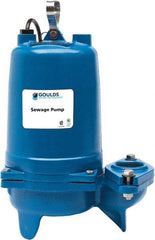 Goulds Pumps - 1-1/2 hp, 575 Amp Rating, 575 Volts, Single Speed Continuous Duty Operation, Sewage Pump - 3 Phase, Cast Iron Housing - Makers Industrial Supply