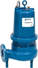 Goulds Pumps - 3 hp, 460 Amp Rating, 460 Volts, Single Speed Continuous Duty Operation, Sewage Pump - 3 Phase, Cast Iron Housing - Makers Industrial Supply