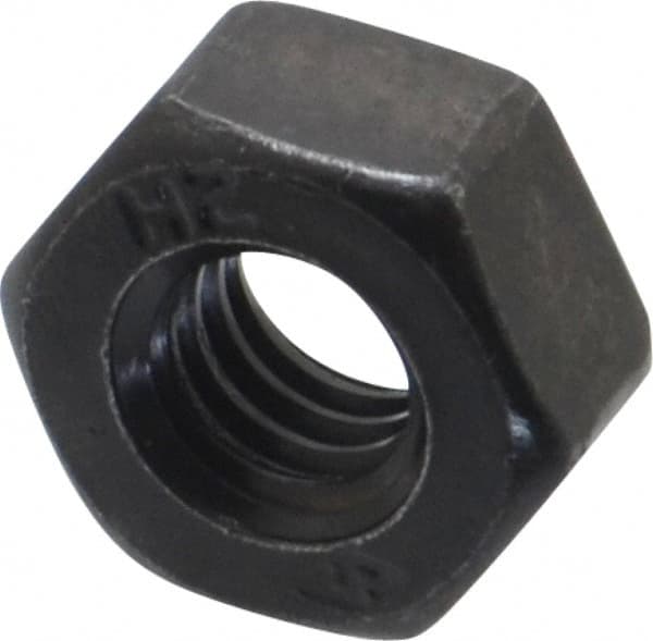 Value Collection - 5/16-18 UNC Steel Right Hand Heavy Hex Nut - 9/16" Across Flats, 19/64" High, Uncoated, 2B Class of Fit - Makers Industrial Supply