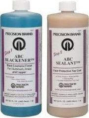 Precision Brand - 1 Quart Bottle ABC Blackener and Sealant Kit - (2) 32 Fluid Ounce Bottles - Makers Industrial Supply