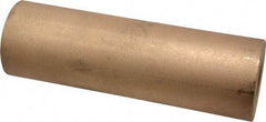 Made in USA - 2 Inch Outside Diameter x 6-1/2 Inch Long, Bronze Round Tube - 1 Inch Inside Diameter, Alloy SAE 841 Oil Impregnated Bronze, 5 Lb. Shipping Weight - Makers Industrial Supply