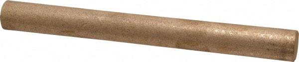 Made in USA - 5/8 Inch Diameter x 6-1/2 Inch Long, Oil Impregnated Bronze Round Rod - Alloy SAE 841 - Makers Industrial Supply