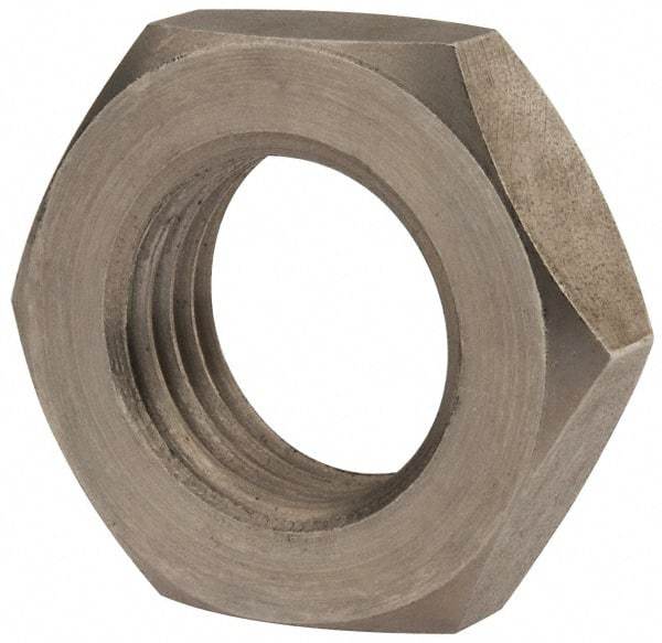 Value Collection - M27x3.00 Metric Coarse Stainless Steel Right Hand Hex Jam Nut - 41mm Across Flats, 13.5mm High, Uncoated - Makers Industrial Supply