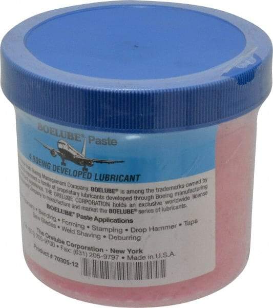 Boelube - 12 oz Jar Lubricant - Pink, -20°F Max - Makers Industrial Supply