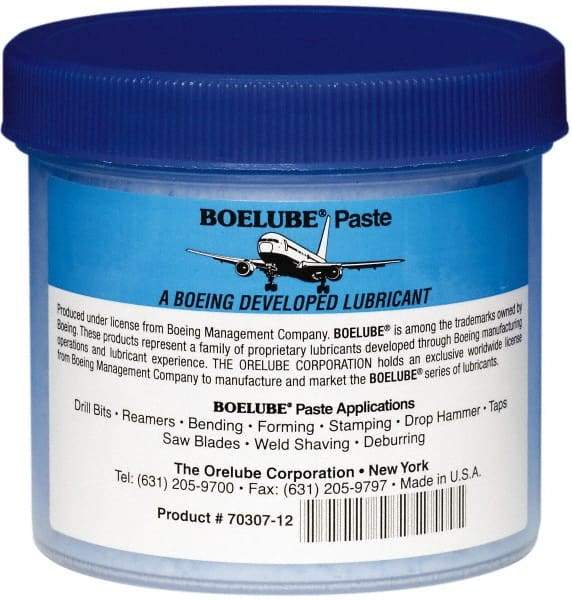 Boelube - 12 oz Jar Lubricant - Blue, -20°F Max - Makers Industrial Supply