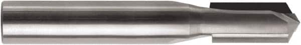 RobbJack - 5/8" Diam, 5/8" Shank Diam, 7/8" Length of Cut, 2 Flute Drill Point End Straight Router Bit - 3-1/2" Overall Length, Right Hand Cut, Solid Carbide - Makers Industrial Supply