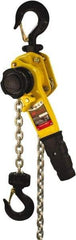 Ingersoll-Rand - 6,600 Lb Lifting Capacity, 20' Lift Height, Lever Hoist - Made from Chain, 83.6 Lb Avg Pull to Lift Rated Load, 1 Chain - Makers Industrial Supply