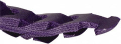 Fenner Drives - Section Round, 9/16" Diam, Adjustable Replacement Belt - Polyester/Polyurethane Composite, Purple, Link Style Round Belt - Makers Industrial Supply