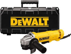 DeWALT - 4-1/2" Wheel Diam, 11,000 RPM, Corded Angle & Disc Grinder - 5/8-11 Spindle, 120 Volts, 11 Amps - Makers Industrial Supply